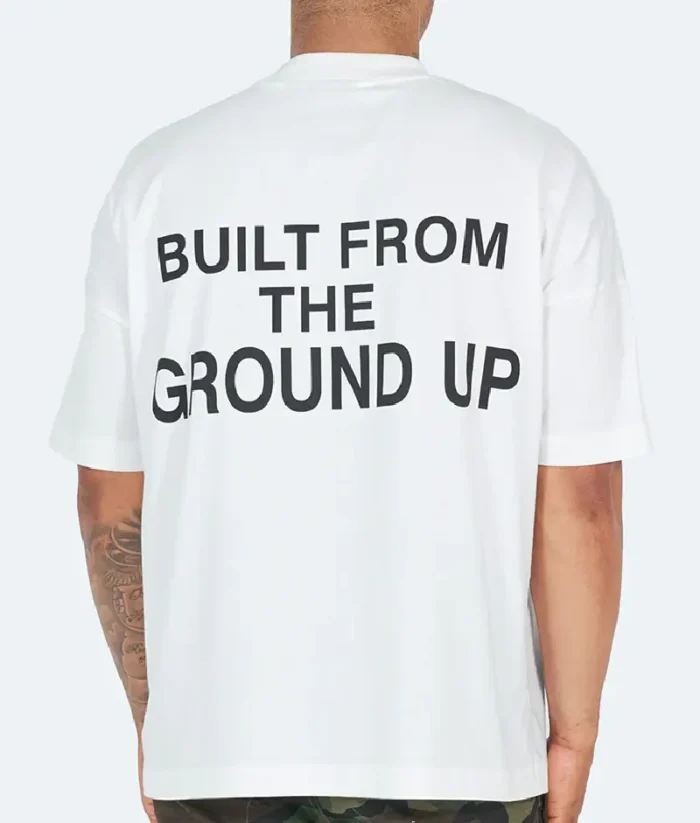 NVLTY Built From The Gound up T Shirt White (3)