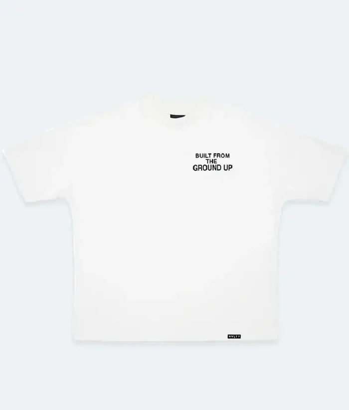 NVLTY Built From The Gound up T Shirt White (4)