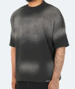NVLTY Vintage Sunfaded Drop Shoulder T Shirt Black (3)