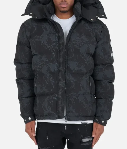 Nvlty Concrete Puffer Jacket Black (1)