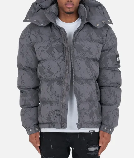 Nvlty Concrete Puffer Jacket Charcoal Grey (1)