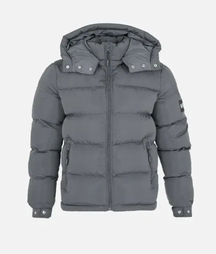Nvlty Essential Puffer Jacket Charcoal Grey (2)