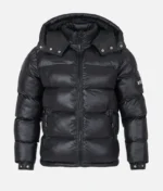Nvlty Shiny Puffer Jacket Black (2)
