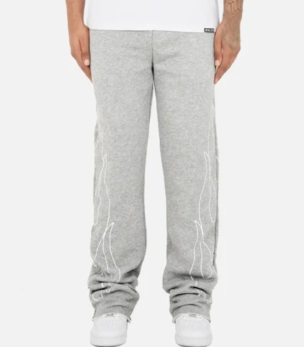 Nvlty Vintage Flame Tracksuit Grey (2)