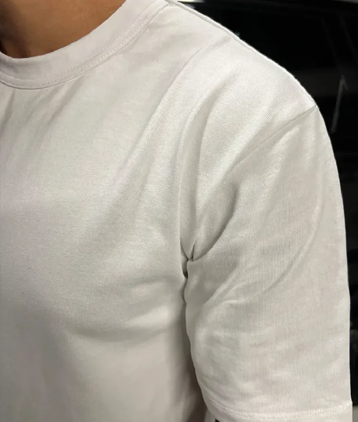NVLTY Heavyweight Essentials T Shirt White (3)