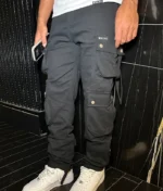 NVLTY Vintage Double Strap Cargos Black (1)