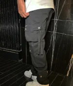 NVLTY Vintage Double Strap Cargos Black (3)
