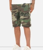 NVLTY Vintage Lace Cargo Shorts Camo (4)