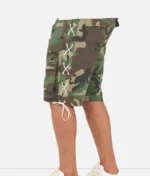 NVLTY Vintage Lace Cargo Shorts Camo (6)